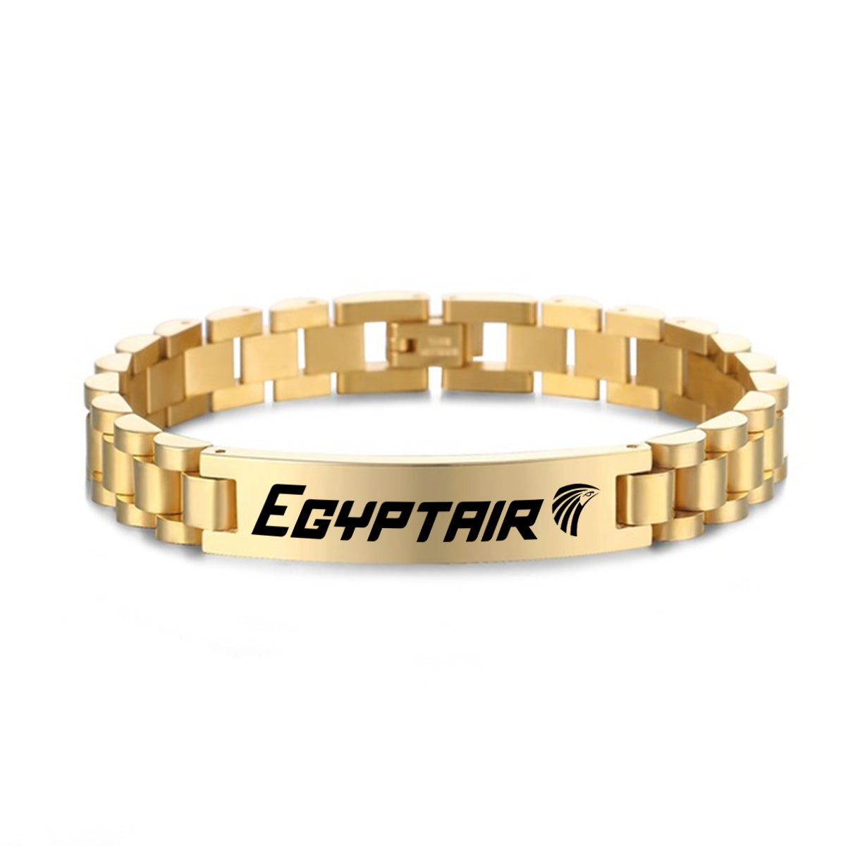 Egyptair Airlines Designed Stainless Steel Chain Bracelets