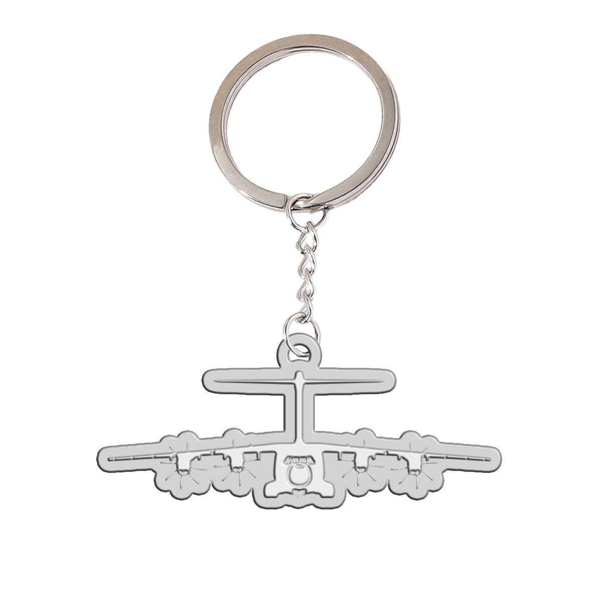 Airbus A400M Silhouette Designed Hollow Key Chains