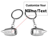 Thumbnail for Boeing 707 & Plane Jet Engine Turbine Key Chains