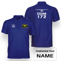 Thumbnail for Cessna 172 & Plane Designed Double Side Polo T-Shirts