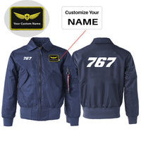 Thumbnail for 767 Flat Text Designed Embroidered Patch Attachable Jackets