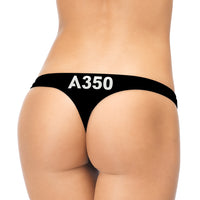 Thumbnail for A350 Flat Text Designed Women T-back & Thongs
