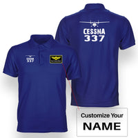 Thumbnail for Cessna 337 & Plane Designed Double Side Polo T-Shirts