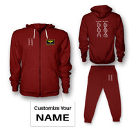 Thumbnail for Aviation DNA Designed Zipped Hoodies & Sweatpants Set