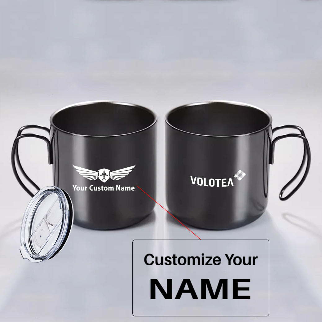Volotea Airlines Designed Stainless Steel Portable Mugs