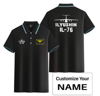 Thumbnail for ILyushin IL-76 & Plane Designed Stylish Polo T-Shirts (Double-Side)