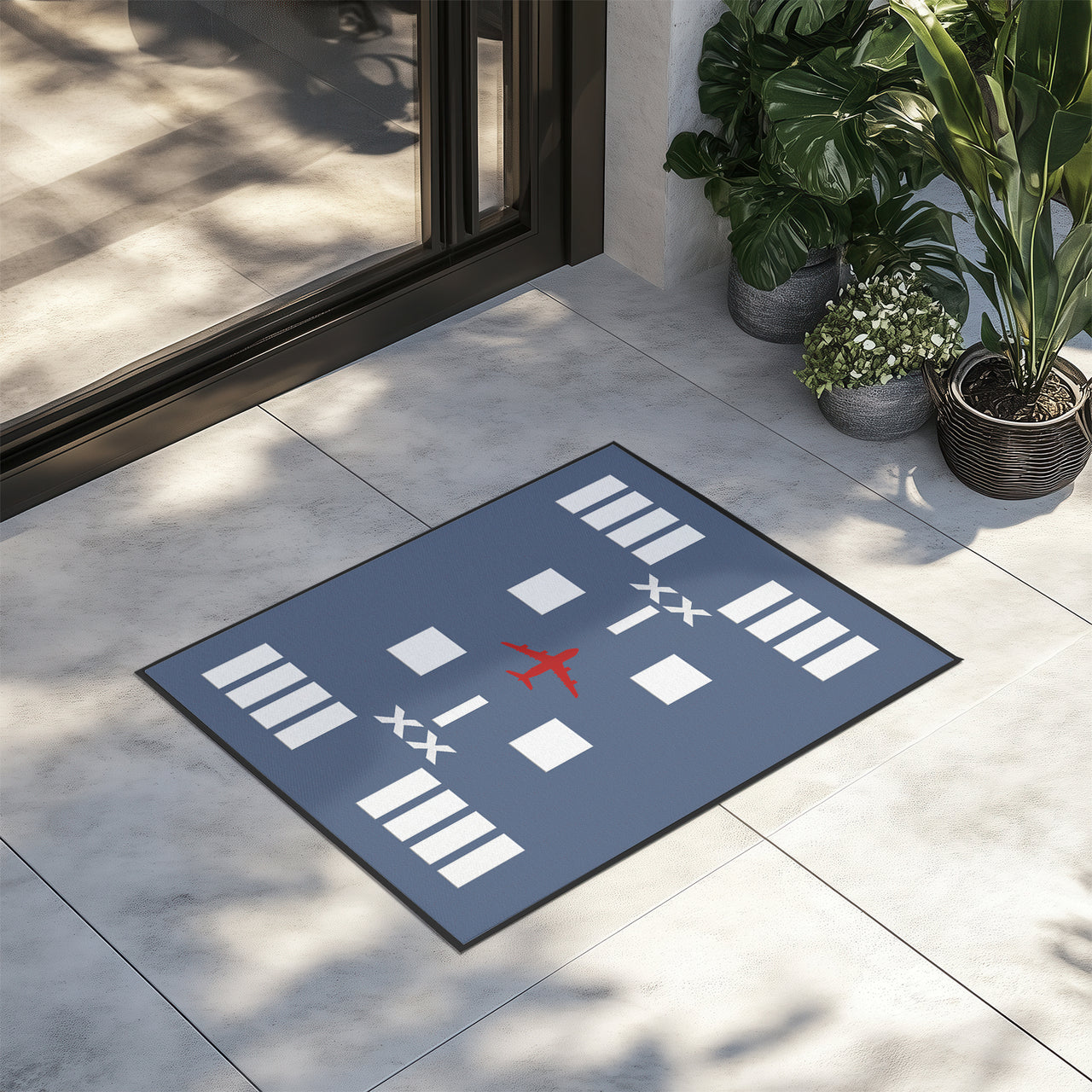 Special Runway (Blue) Custom Runway Designed Door Mats