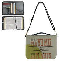 Thumbnail for Still Playing with Airplanes Designed PU Accessories Bags Strap Style