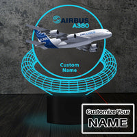 Thumbnail for Airbus A380 Designed 3D Lamp