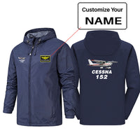 Thumbnail for The Cessna 152 Designed Rain Jackets & Windbreakers