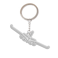 Thumbnail for Airbus A350 Silhouette Designed Hollow Key Chains