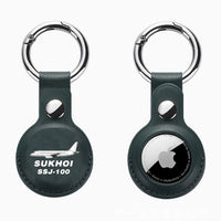Thumbnail for Sukhoi Superjet 100 Design Airtags Leather Cases