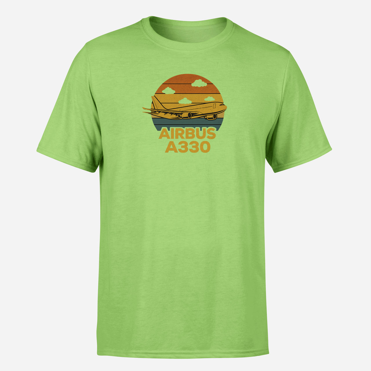 Retro Airbus A330 Design Super Quality T-Shirts