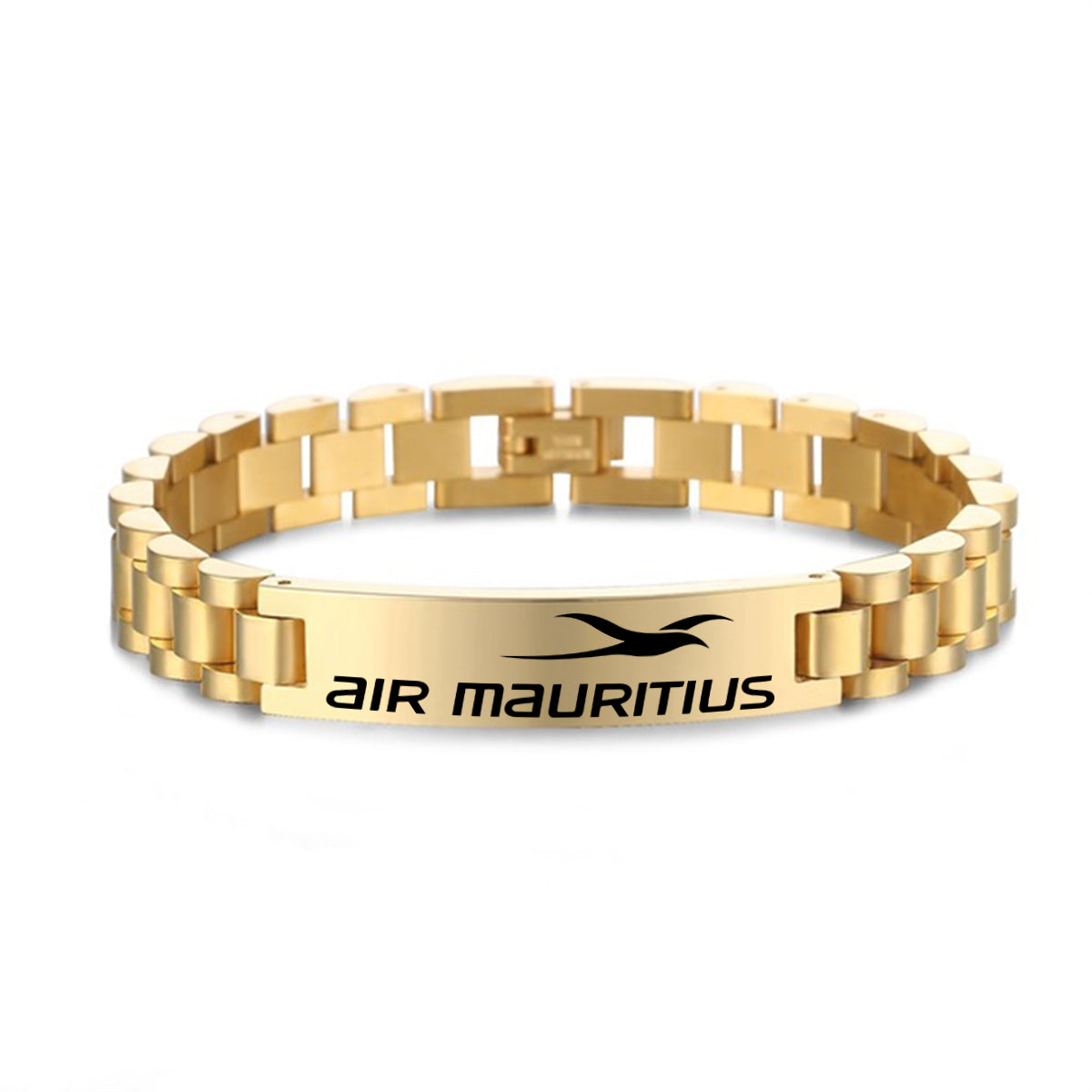 Air Mauritius Airlines Designed Stainless Steel Chain Bracelets
