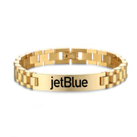 Thumbnail for jetBlue Airways Airlines Designed Stainless Steel Chain Bracelets