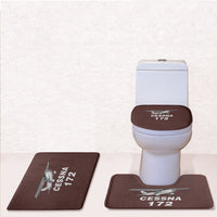 Thumbnail for The Cessna 172 Designed Toilet Seat Cover Three-piece Set