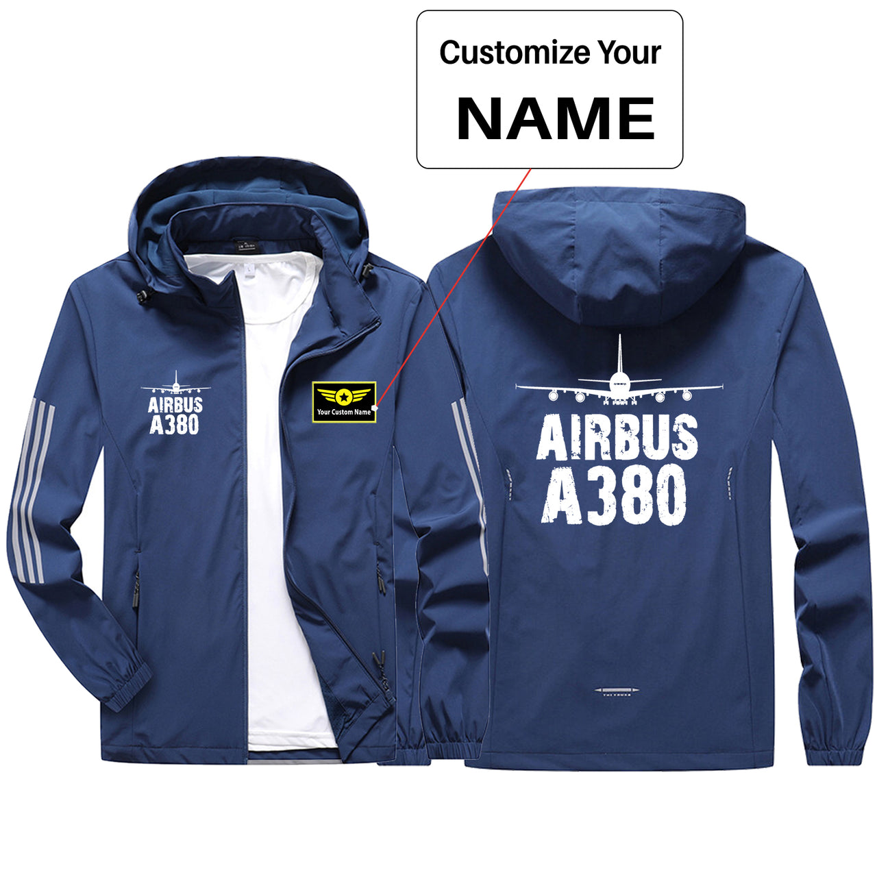 Airbus A380 & Plane Sport & Running Jackets