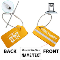 Thumbnail for Antonov AN-124 & Plane Designed Fashion Metal Luggage Tags