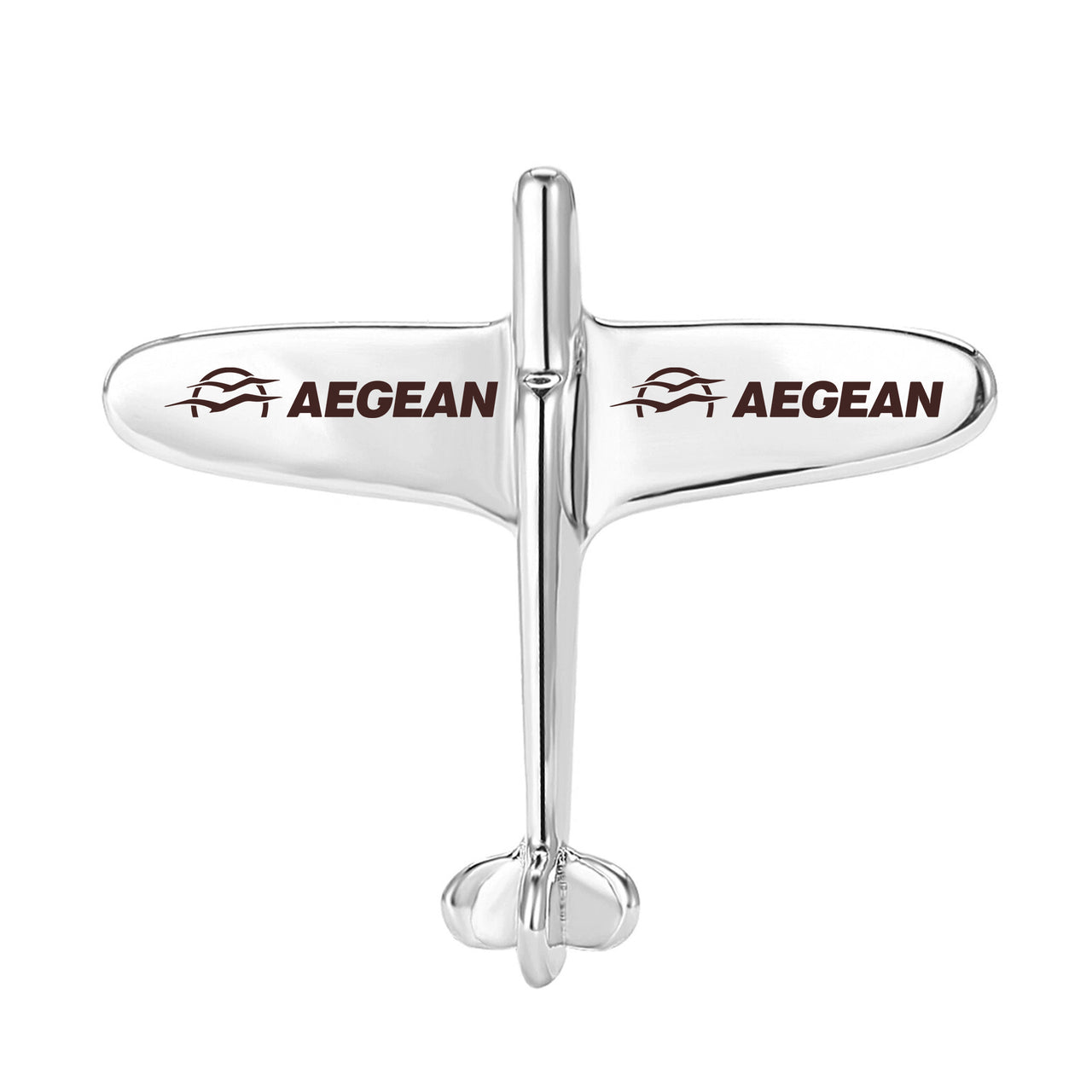 Aegean Airlines Designed Airplane Shape Brooches