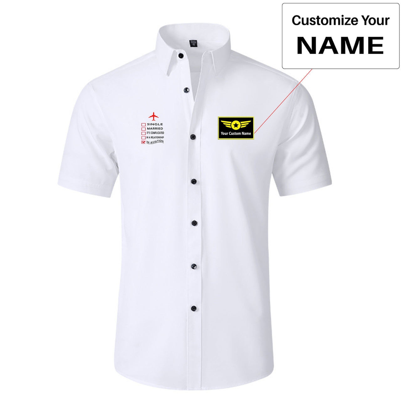 In Aviation Designed Short Sleeve Shirts