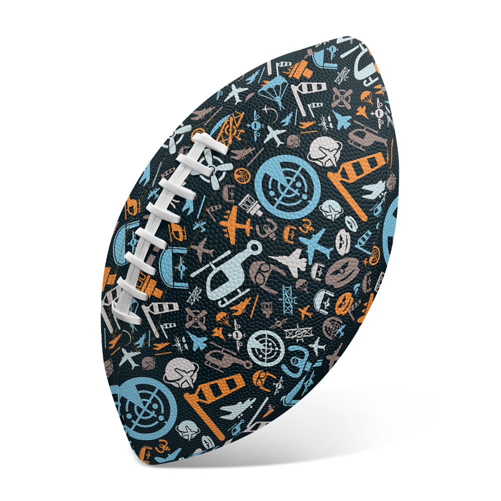 Aviation Icons Designed Rugby