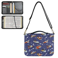 Thumbnail for Spaceship & Stars 2 Designed PU Accessories Bags Strap Style