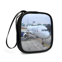 Thumbnail for American Airlines A321 Designed Portable Headphone Bag
