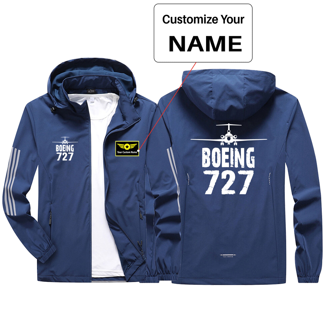 Boeing 727 & Plane Sport & Running Jackets