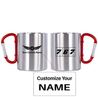 Thumbnail for Flat Colourful 767 Designed Stainless Steel Outdoors Mugs
