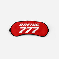 Thumbnail for Boeing 777 & Text Designed Sleep Masks