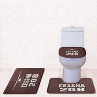 Thumbnail for Cessna 208 & Plane Designed Toilet Seat Cover Three-piece Set