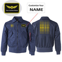 Thumbnail for Born To Fly Opacity Designed Embroidered Patch Attachable Jackets