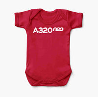 Thumbnail for A320neo & Text Designed Baby Bodysuits