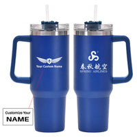 Thumbnail for Spring Airlines 40oz Stainless Steel Car Mug With Holder