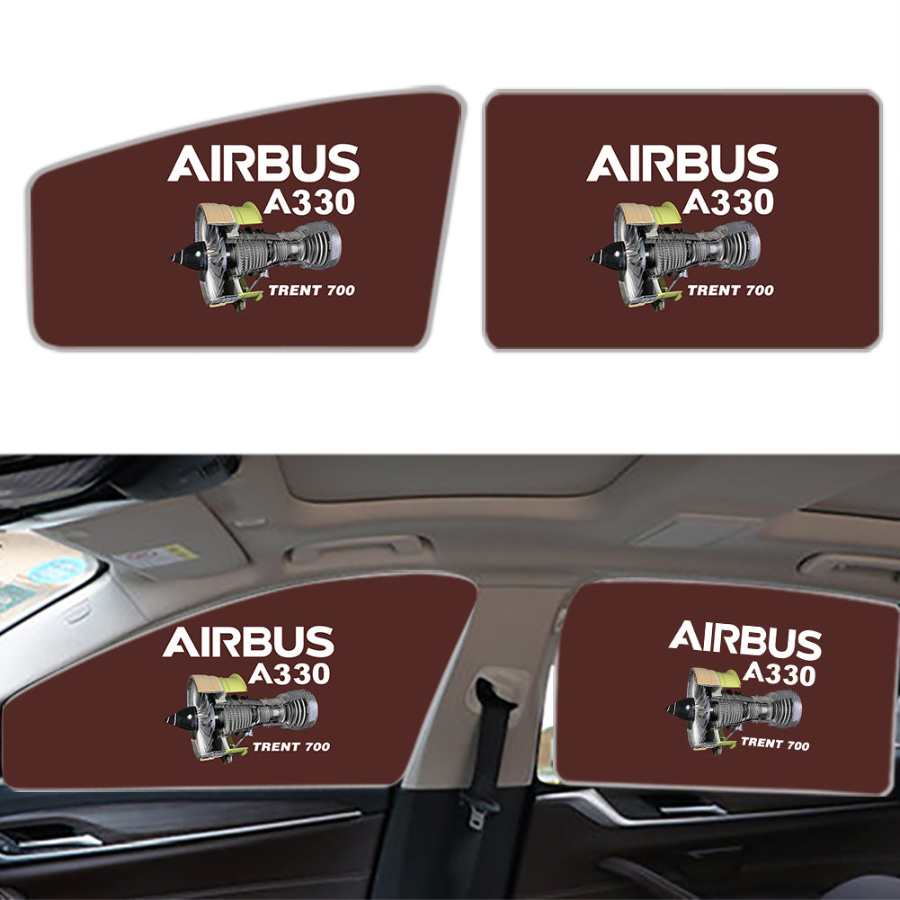 Airbus A330 & Trent 700 Engine Designed Car Sun Shade (Side window)