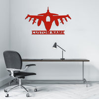 Thumbnail for Fighter Jet 16 Silhouette Designed Wall Metal Signs