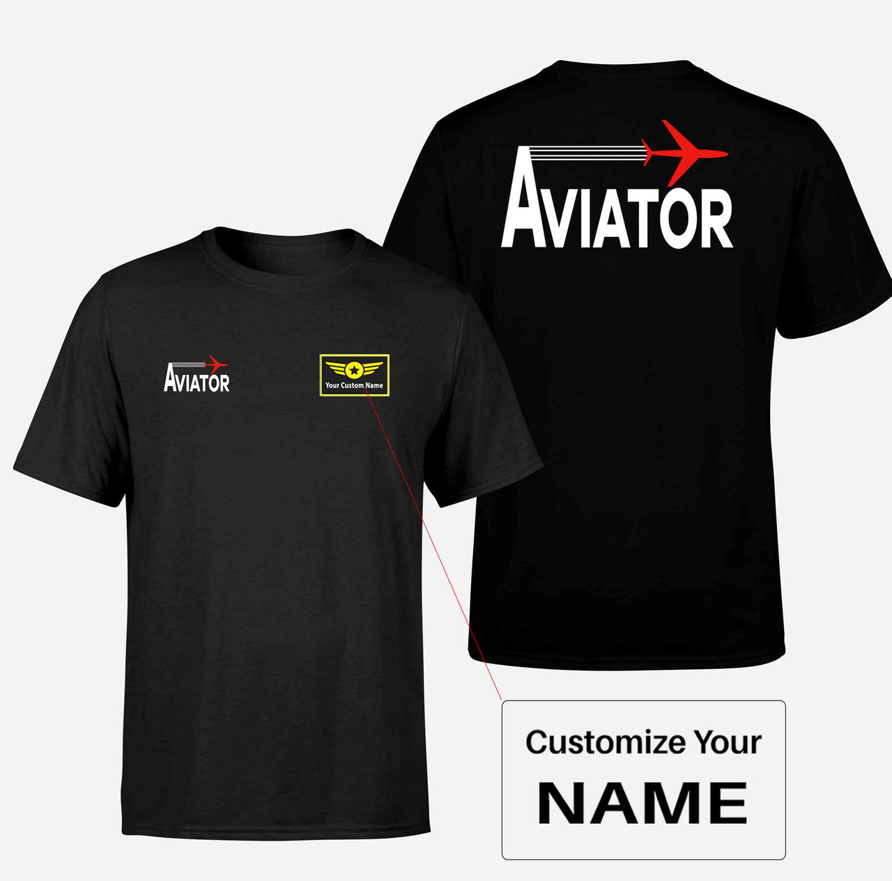 Aviator Double-Side T-Shirts