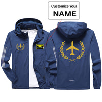 Thumbnail for Leaf & Airplane Design Sport & Running Jackets