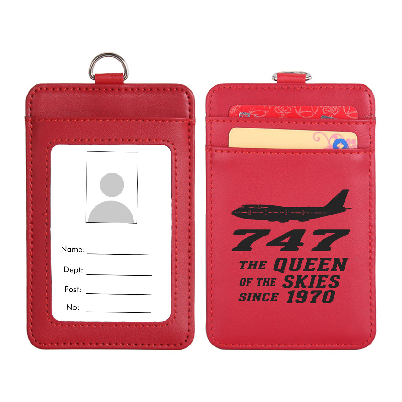 Boeing 747 - Queen of the Skies (2) Designed ID Card Holder