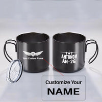 Thumbnail for Antonov AN-26 & Plane Designed Stainless Steel Portable Mugs