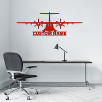 Thumbnail for ATR-72 Silhouette Designed Wall Metal Signs