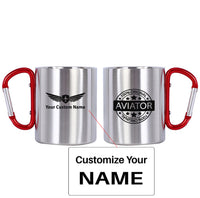 Thumbnail for %100 Original Aviator Designed Stainless Steel Outdoors Mugs