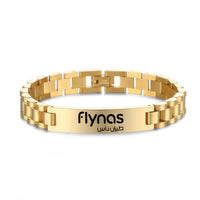 Thumbnail for Flynas Airlines Designed Stainless Steel Chain Bracelets
