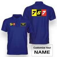 Thumbnail for Flat Colourful 767 Designed Double Side Polo T-Shirts