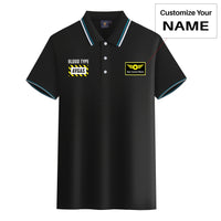 Thumbnail for Blood Type AVGAS Designed Stylish Polo T-Shirts