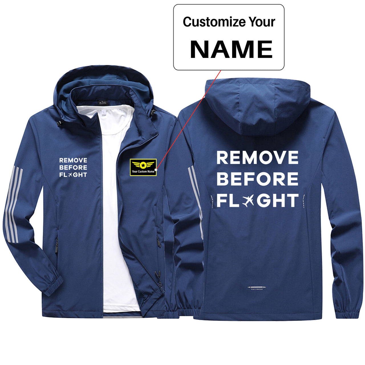 Remove Before Flight Sport & Running Jackets