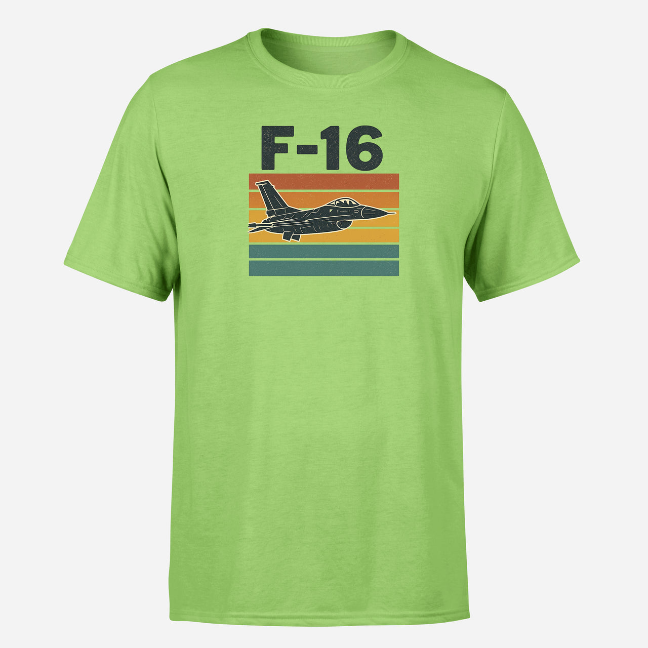 Retro Fighter Jet F16 Design Super Quality T-Shirts