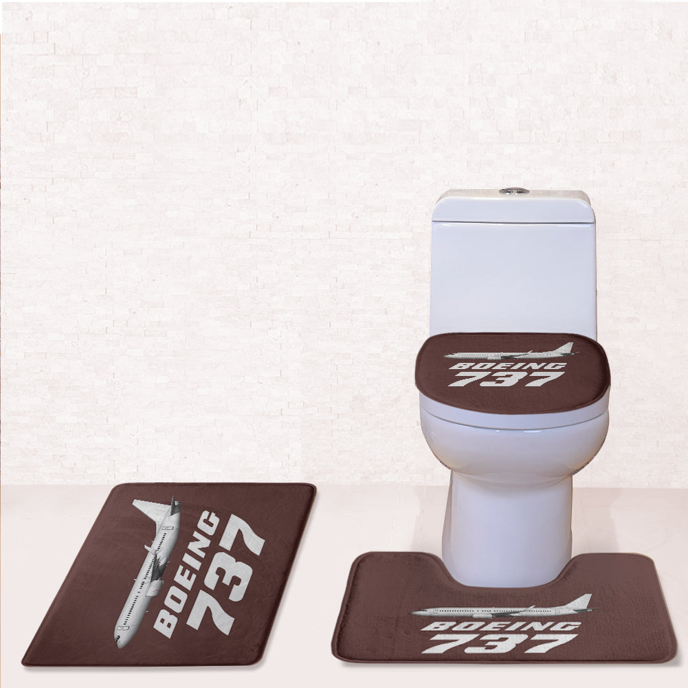 The Boeing 737 Designed Toilet Seat Cover Three-piece Set