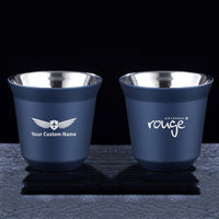 Thumbnail for Air Canada rouge Airlines Designed Double Wall Stainless Steel Coffee Mugs