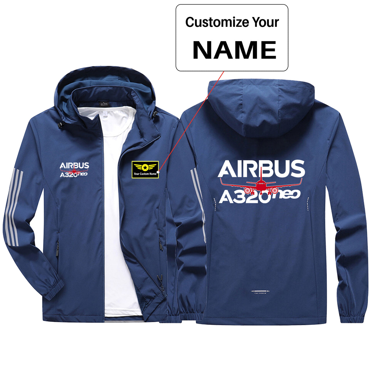 Amazing Airbus A320neo Sport & Running Jackets